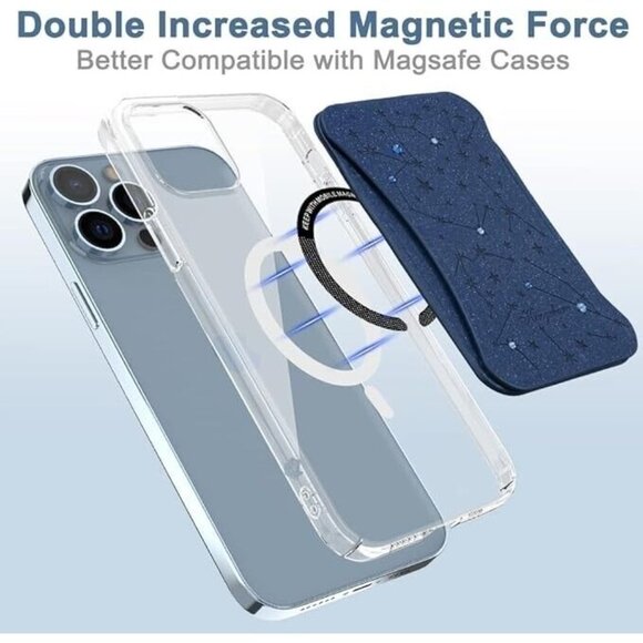 Magnetic Wallet Magsafe with Stand iPhone 15/14/13 Card Holder Wallet New - Picture 2 of 10